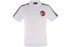 Porsche Martini Racing Polo Shirt Logo weiß Herren