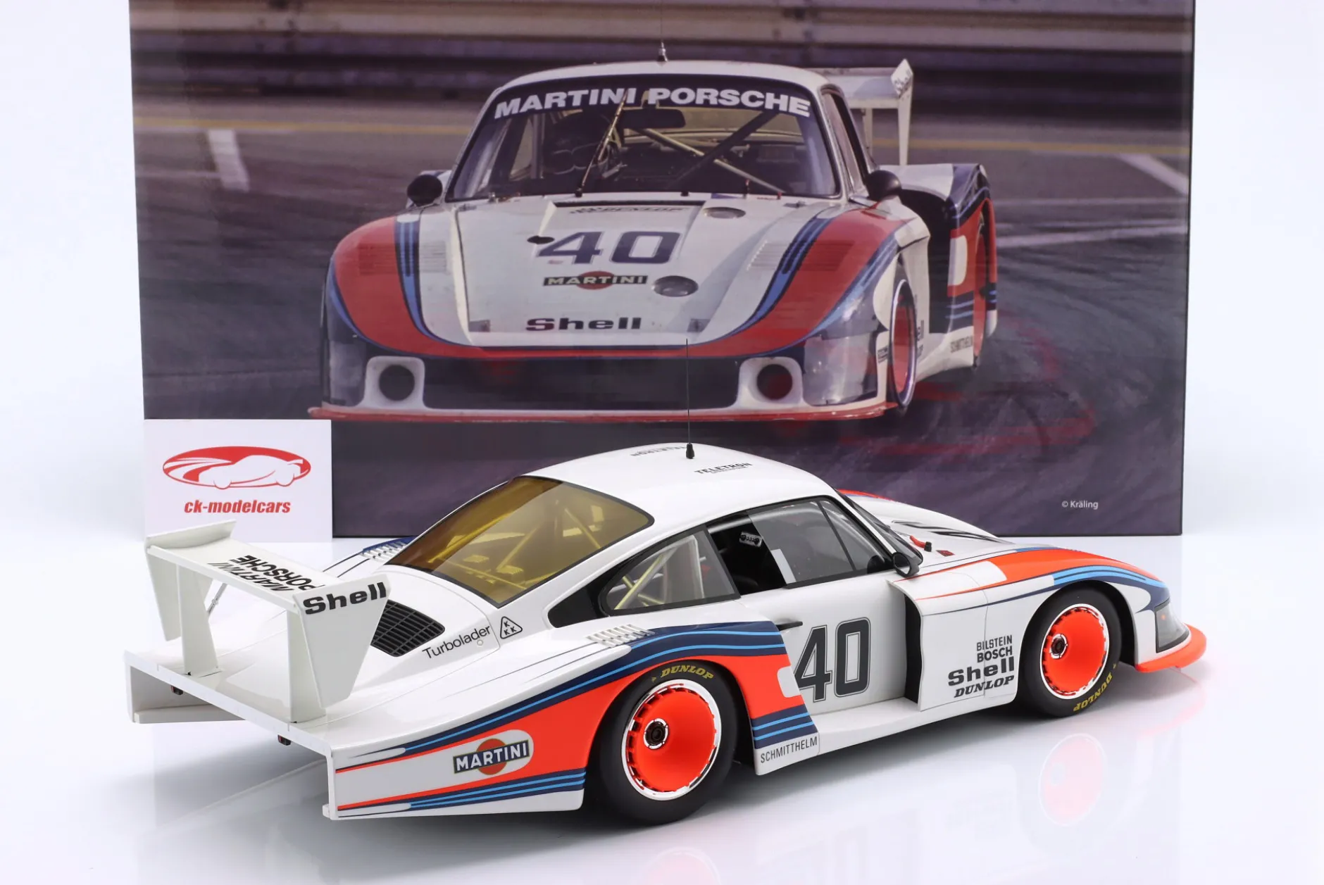 Porsche 935/78 Moby Dick #40 Martini Racing DRM Norisring 1978 Jacky Ickx 1:12 CMR