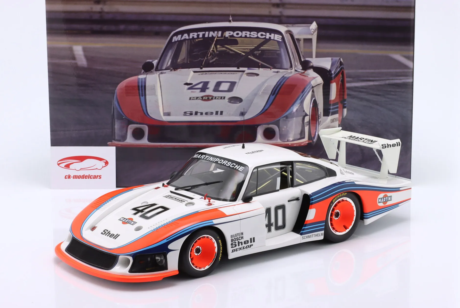 Porsche 935/78 Moby Dick #40 Martini Racing DRM Norisring 1978 Jacky Ickx 1:12 CMR