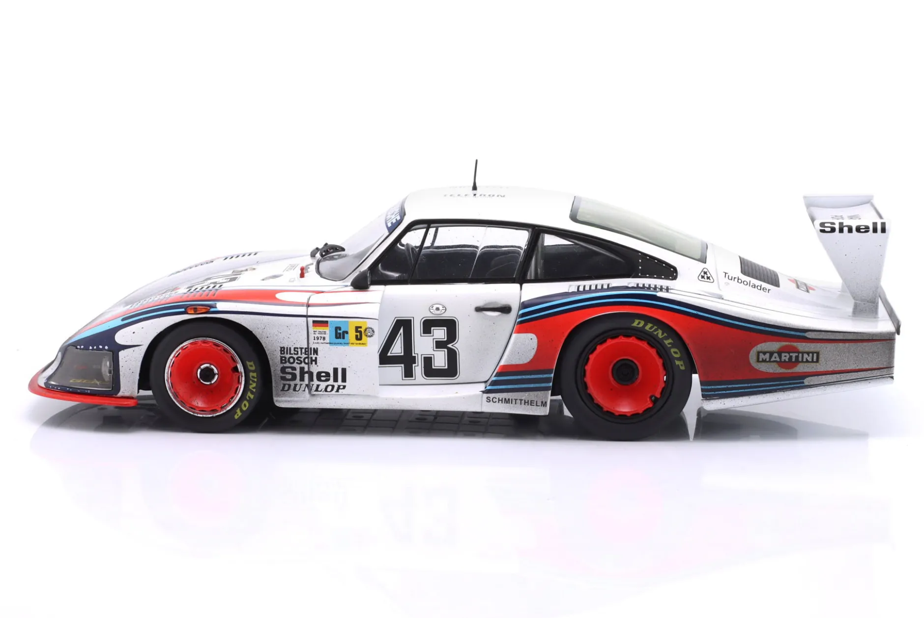 Porsche 935/78 Moby Dick #43 8th 24h LeMans 1978 Dirty Version 1:18 WERK83