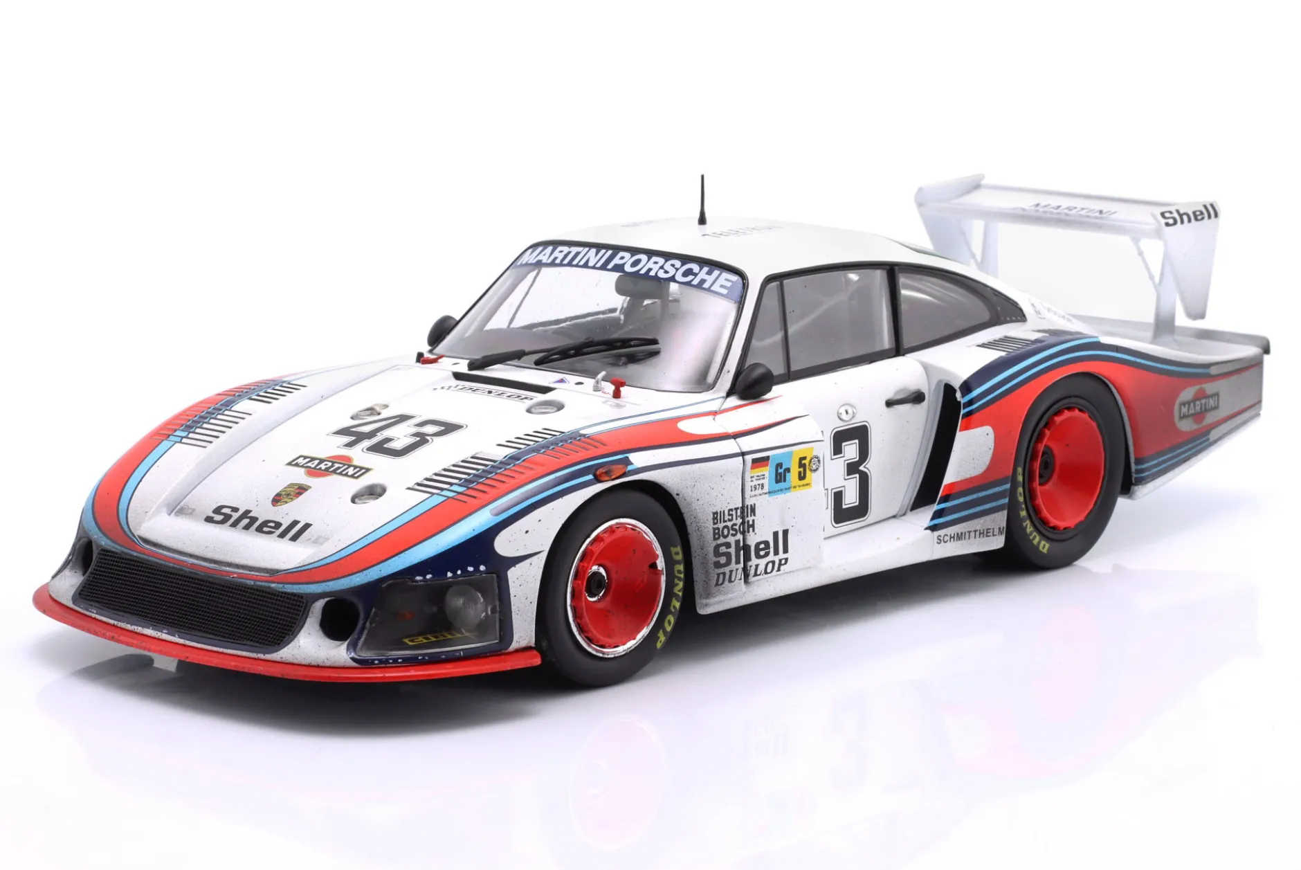 Porsche 935/78 Moby Dick #43 8th 24h LeMans 1978 Dirty Version 1:18 WERK83