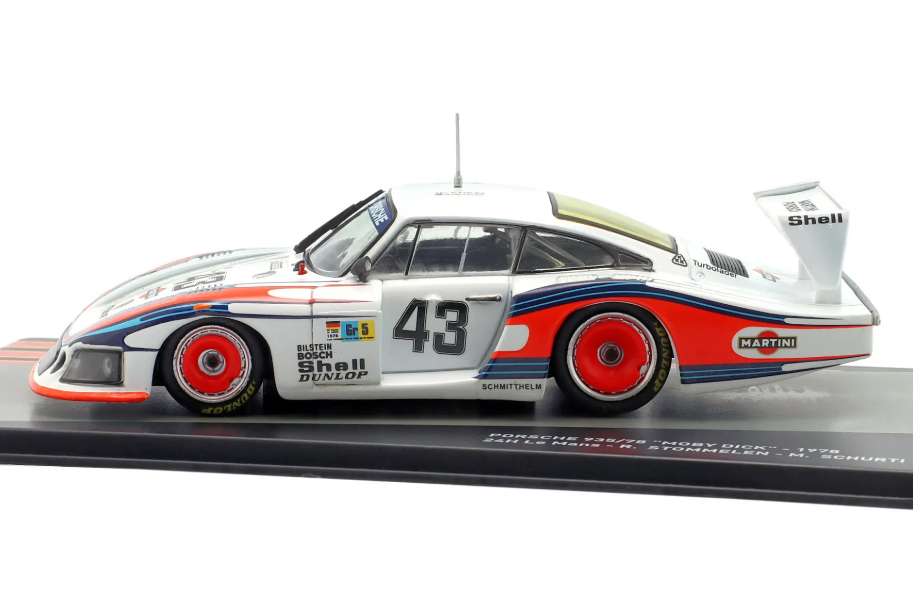 Porsche 935/78 Moby Dick #43 8th 24h LeMans 1978 Schurti, Stommelen 1:43 Altaya