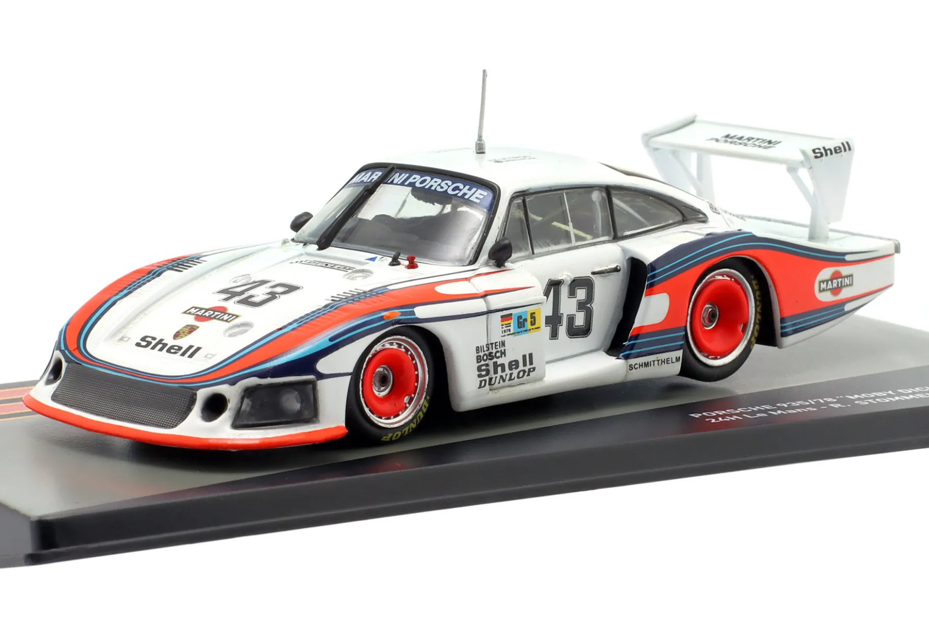Porsche 935/78 Moby Dick #43 8th 24h LeMans 1978 Schurti, Stommelen 1:43 Altaya
