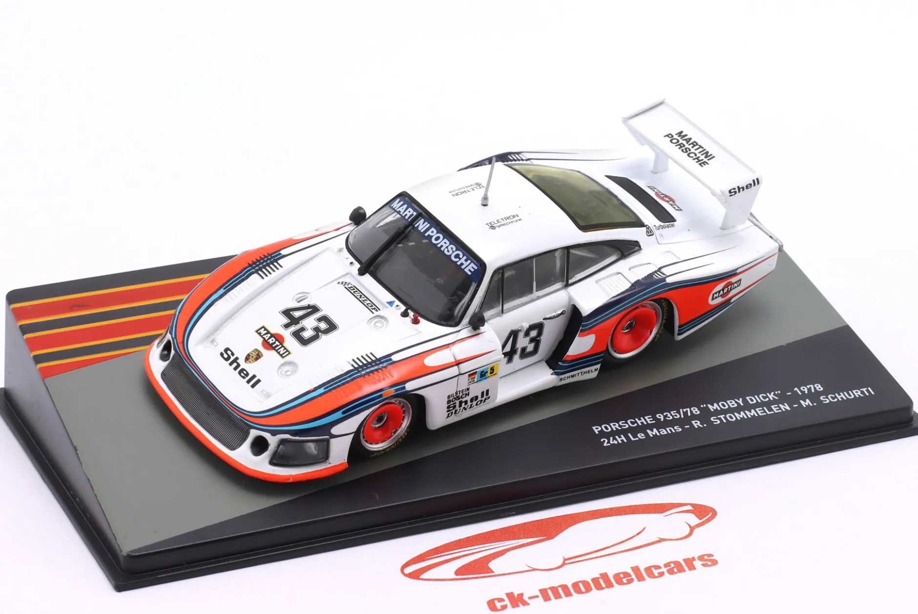 Porsche 935/78 Moby Dick #43 8th 24h LeMans 1978 Schurti, Stommelen 1:43 Altaya