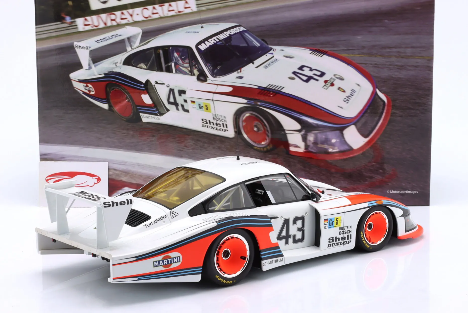 Porsche 935/78 Moby Dick #43 8th 24h LeMans 1978 Schurti, Stommelen 1:12 CMR