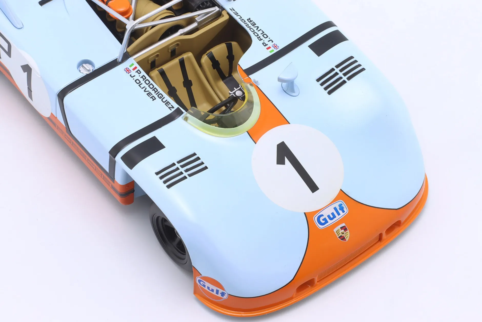Porsche 908/03 #1 2nd 1000km Nürburgring 1971 Rodriguez, Siffert 1:18 WERK83