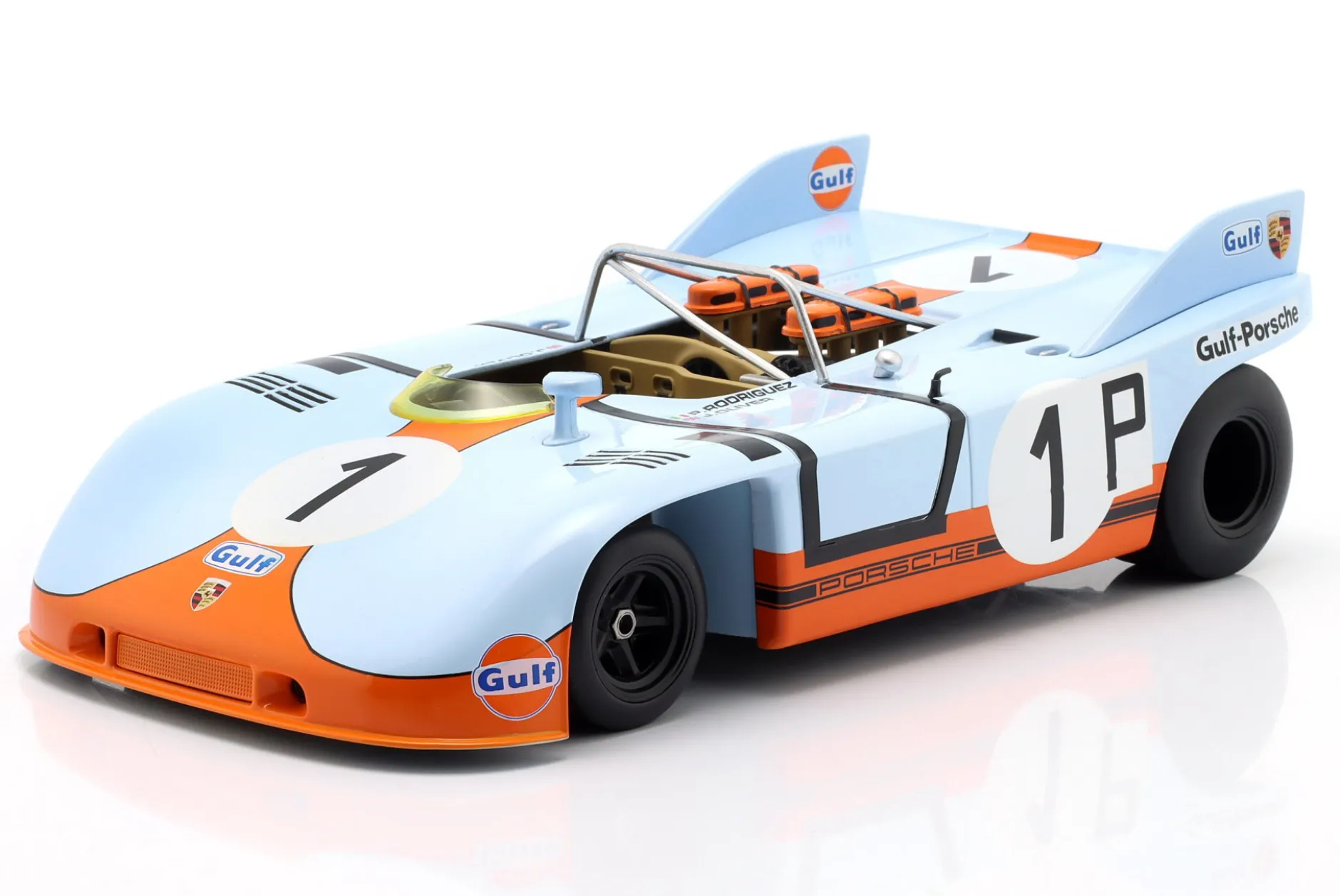 Porsche 908/03 #1 2nd 1000km Nürburgring 1971 Rodriguez, Siffert 1:18 WERK83