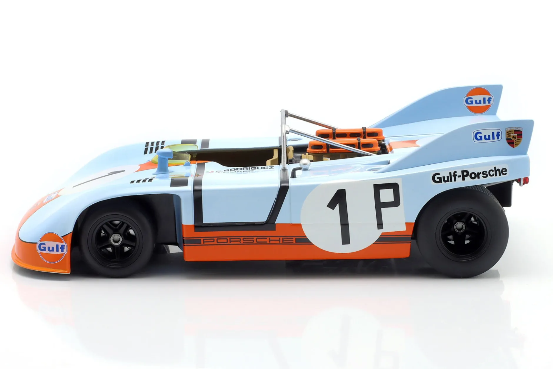 Porsche 908/03 #1 2nd 1000km Nürburgring 1971 Rodriguez, Siffert 1:18 WERK83