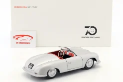 Porsche 356 Nr.1 Baujahr 1948 Edition 70 Jahre Porsche silber 1:18 AUTOart