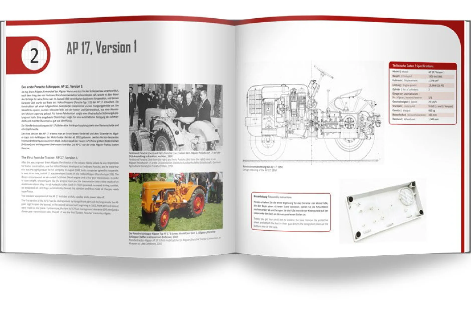 Porsche Oldtimer-Traktor Adventskalender : Porsche Master 419 1:43 Franzis