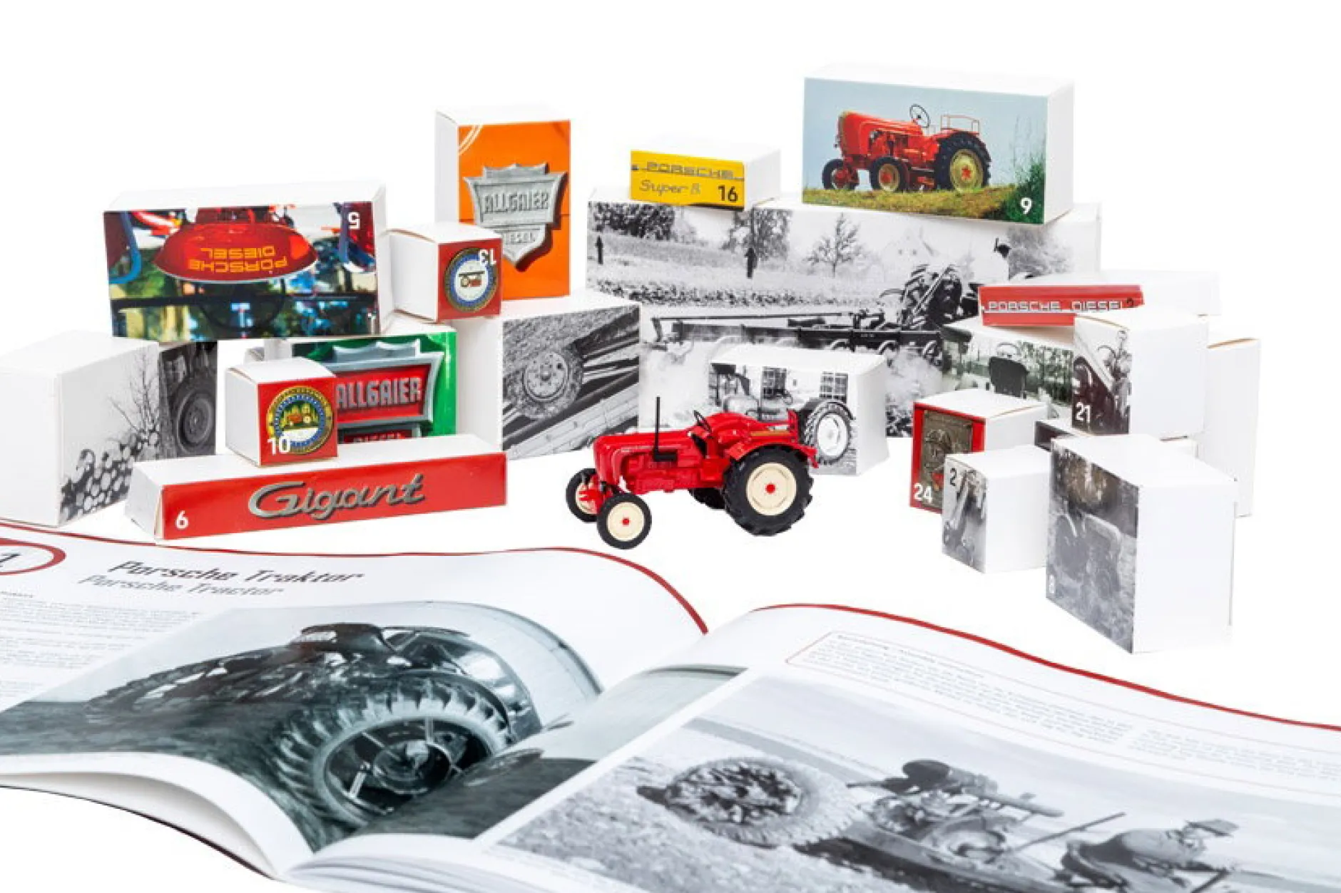 Porsche Oldtimer-Traktor Adventskalender : Porsche Master 419 1:43 Franzis