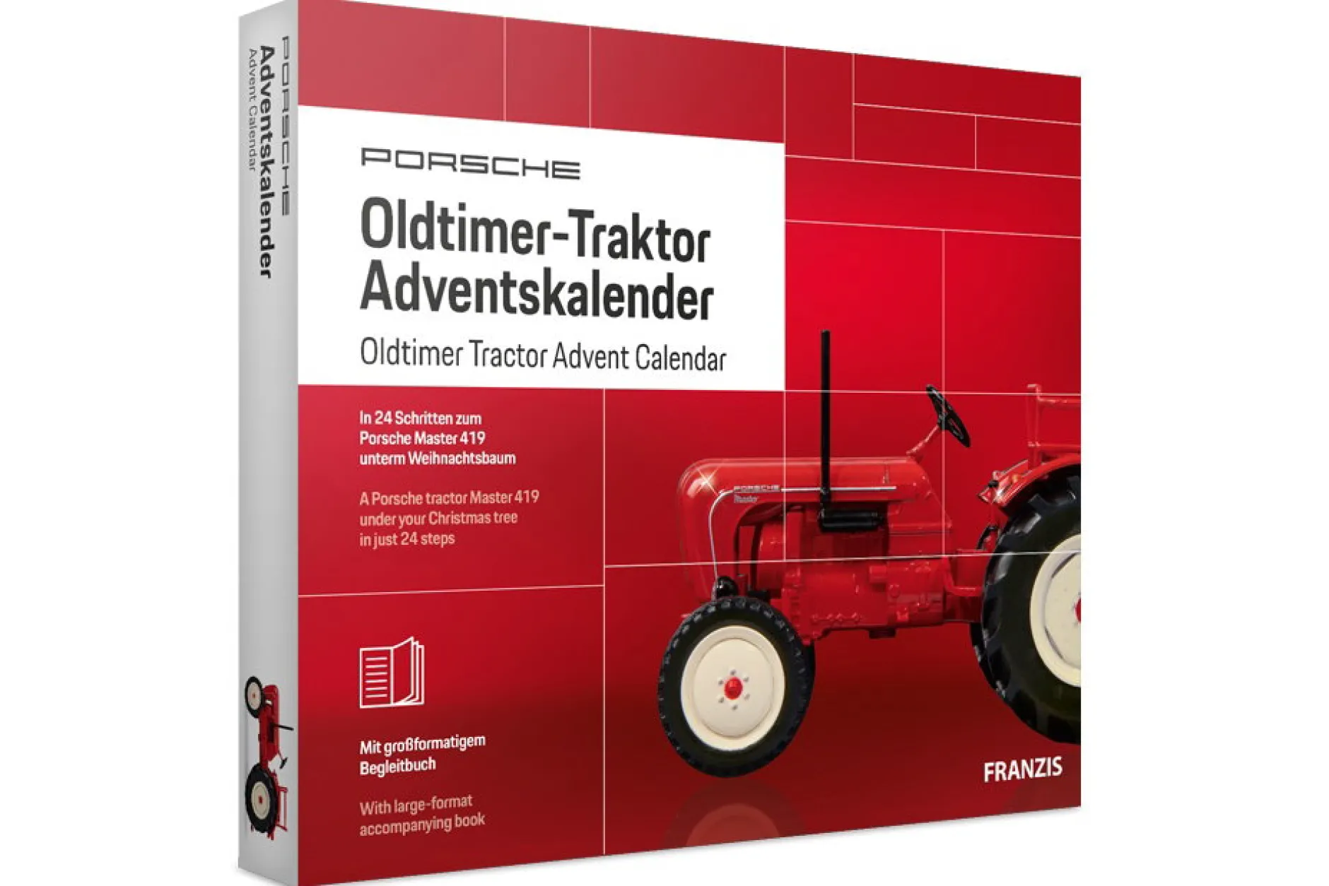 Porsche Oldtimer-Traktor Adventskalender : Porsche Master 419 1:43 Franzis