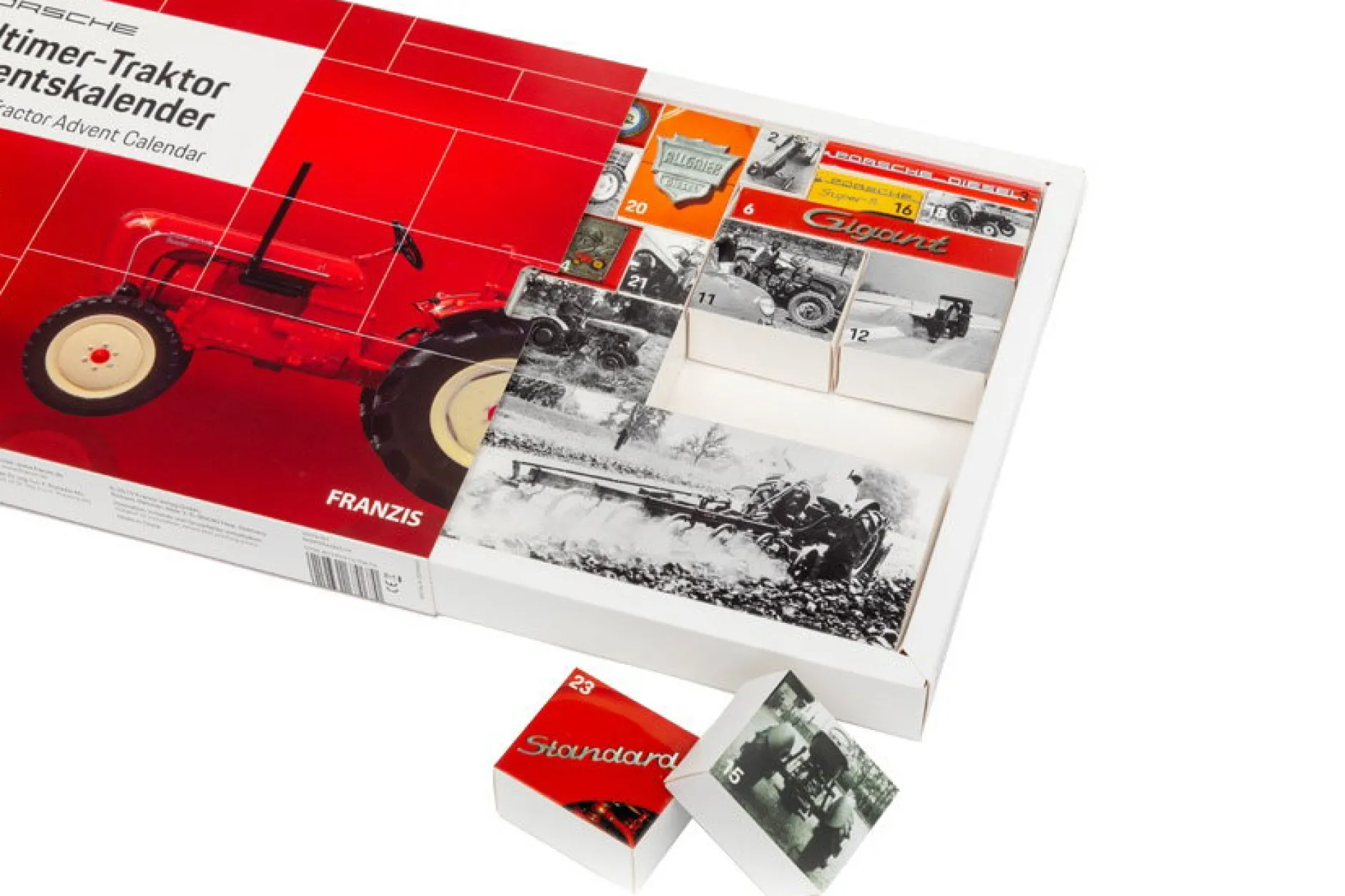 Porsche Oldtimer-Traktor Adventskalender : Porsche Master 419 1:43 Franzis