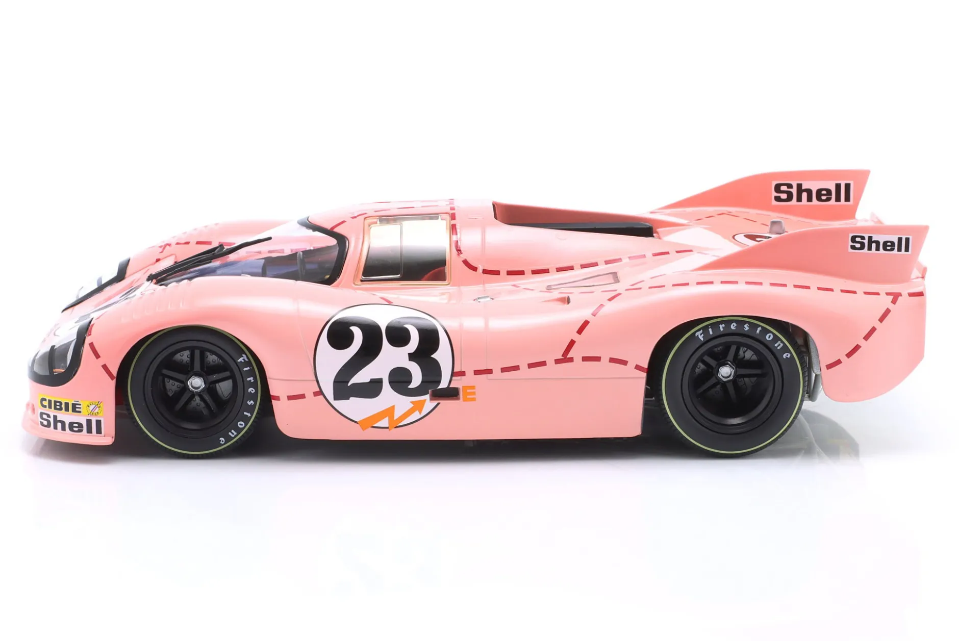 Porsche 917/20 Pink Pig #23 1st Practice 24h LeMans 1971 Kauhsen, Joest 1:18 WERK83