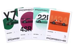 Porsche Poster Set 911 (992) 75 Jahre (4x 50x70 cm)