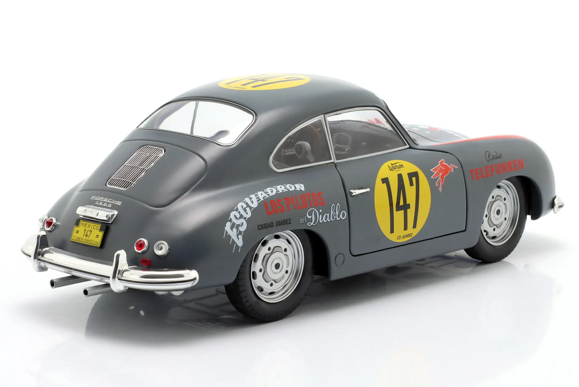 Porsche 956 Pre-A #147 Tribute Carrera Panamericana 1954 grau 1:18 Solido