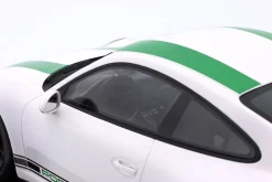 Porsche 911 (991) R Baujahr 2016 weiß / grün 1:12 Schuco