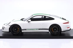 Porsche 911 (991) R Baujahr 2016 weiß / grün 1:12 Schuco