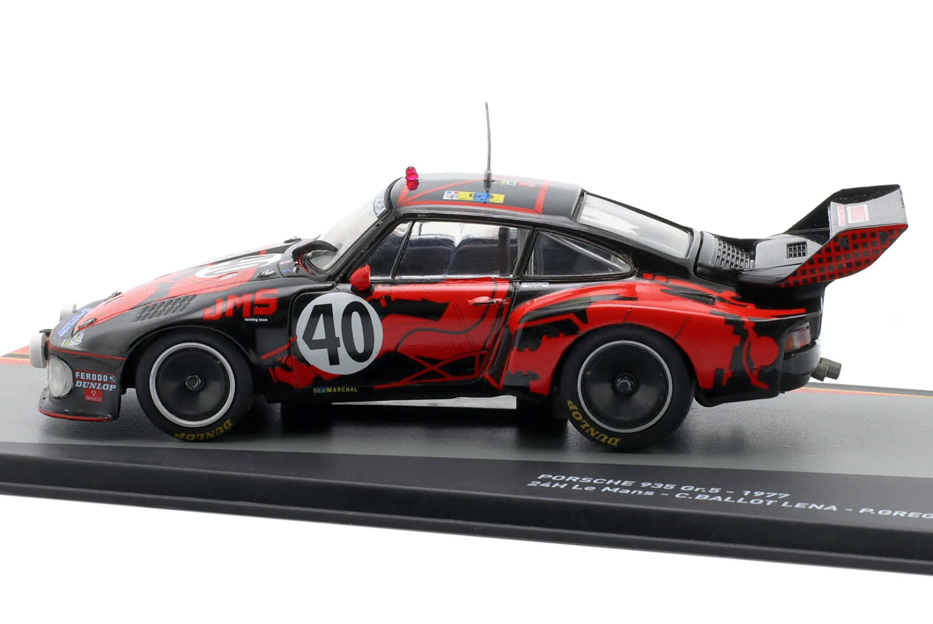 Porsche 935 #40 3rd 24h LeMans 1977 Ballot-Lena, Gregg 1:43 Altaya