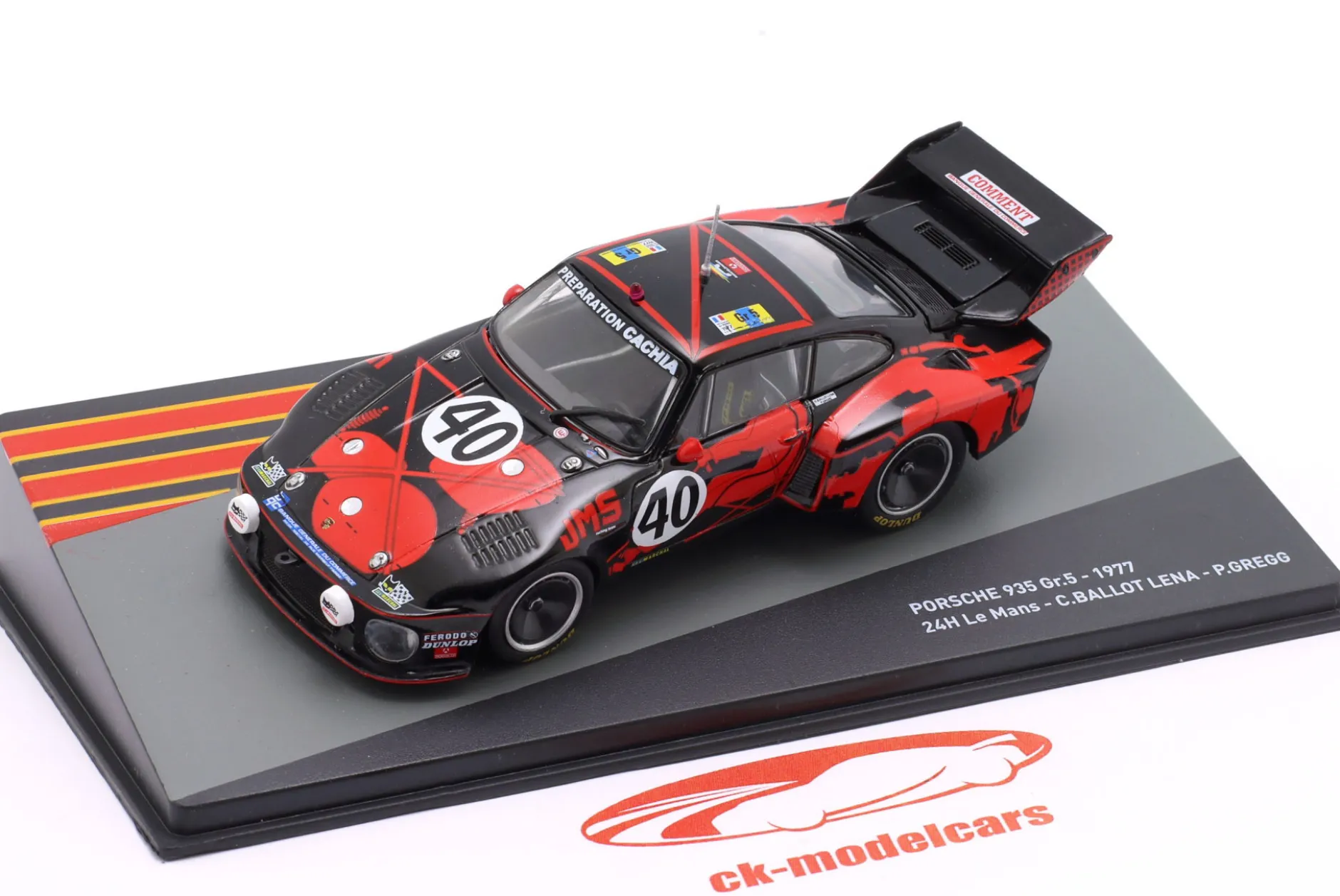 Porsche 935 #40 3rd 24h LeMans 1977 Ballot-Lena, Gregg 1:43 Altaya