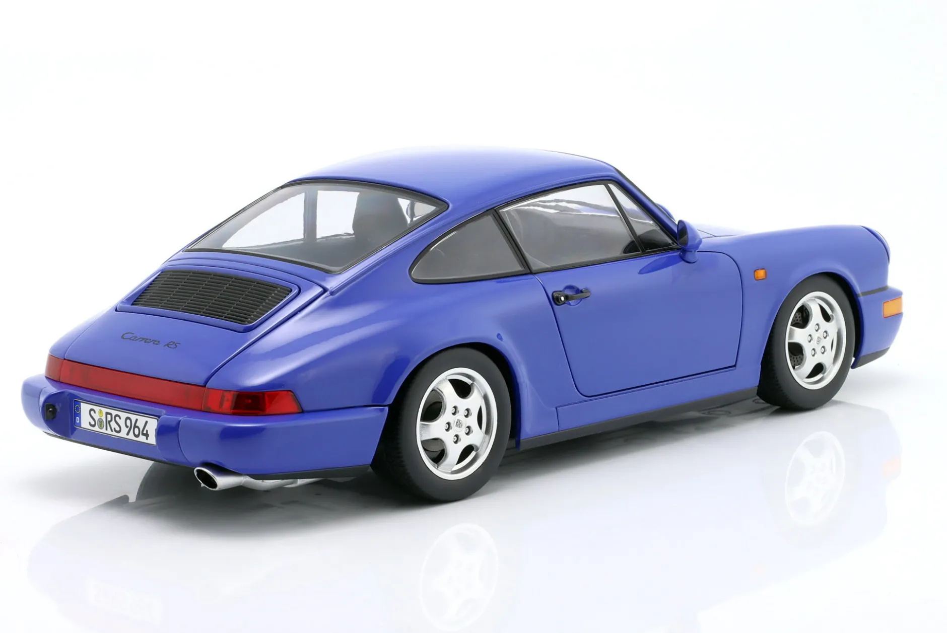 Porsche 911 (964) RS Baujahr 1992 blau / Cup Felgen 1:12 KK-Scale