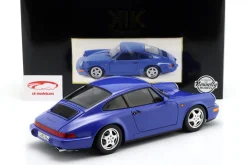 Porsche 911 (964) RS Baujahr 1992 blau / Speedline Felgen 1:12 KK-Scale