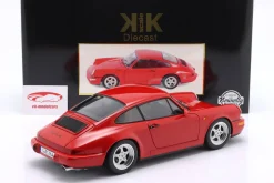 Porsche 911 (964) RS Baujahr 1992 rot / Speedline Felgen 1:12 KK-Scale