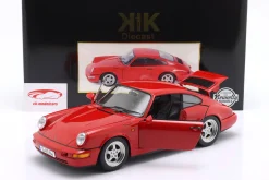 Porsche 911 (964) RS Baujahr 1992 rot / Speedline Felgen 1:12 KK-Scale