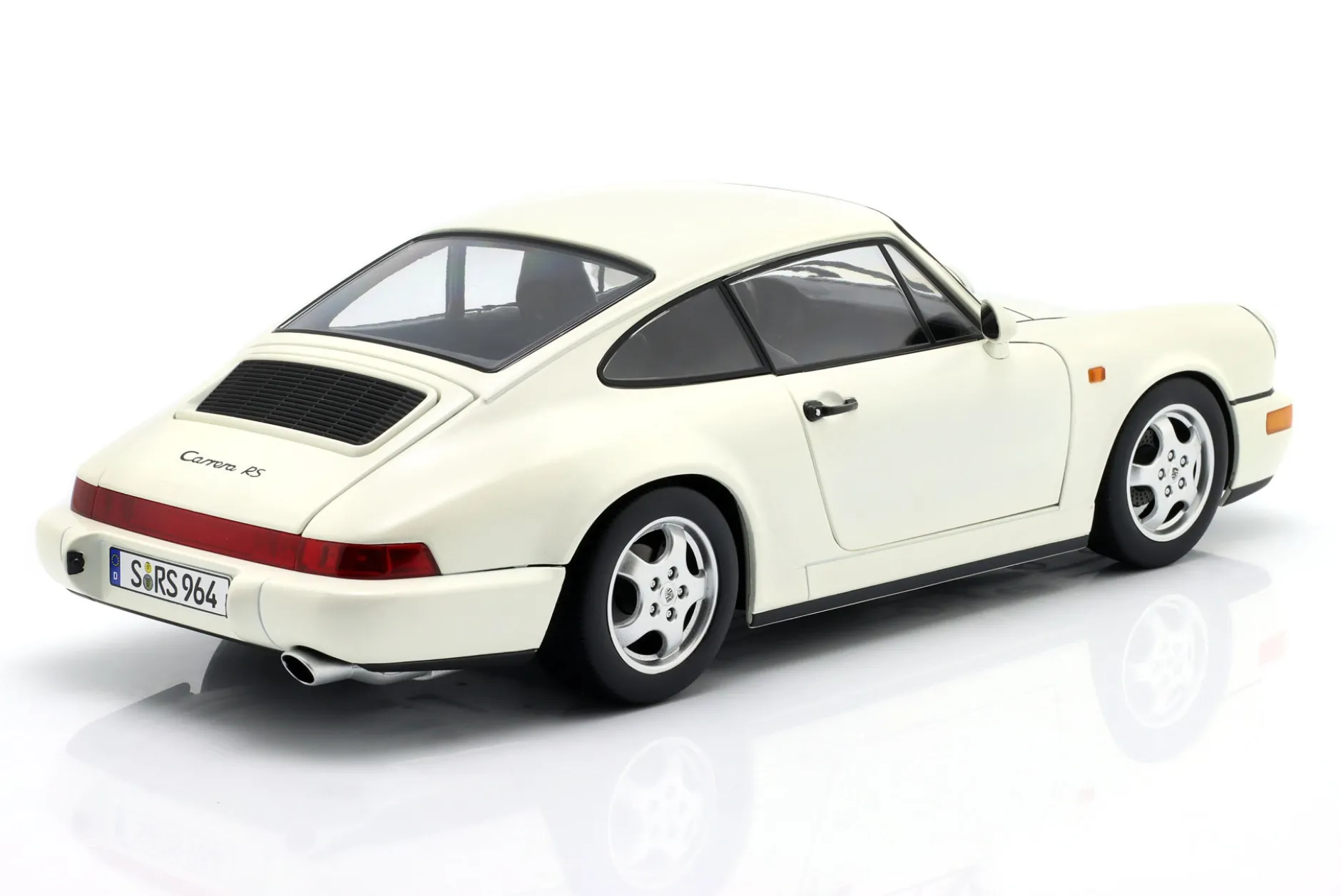 Porsche 911 (964) RS Baujahr 1992 weiß / Cup Felgen 1:12 KK-Scale