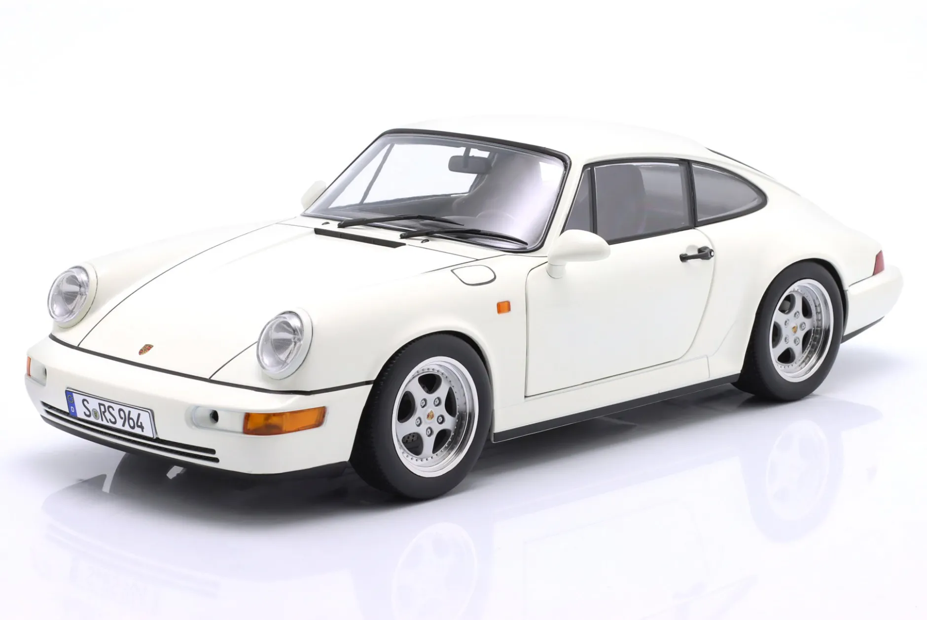 Porsche 911 (964) RS Baujahr 1992 weiß / Speedline Felgen 1:12 KK-Scale
