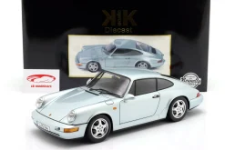 Porsche 911 (964) RS mit Cup Felgen Baujahr 1992 polarsilber 1:12 KK-Scale