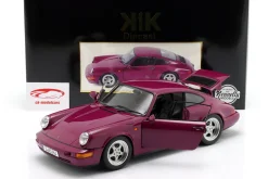 Porsche 911 (964) RS mit Speedline Felgen Baujahr 1992 rubinrot 1:12 KK-Scale