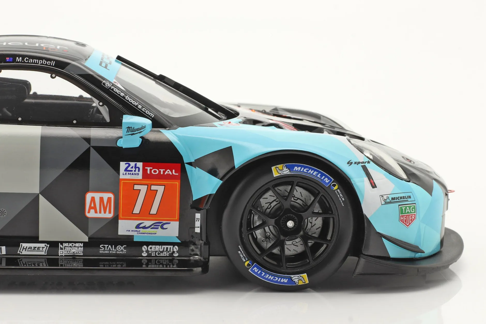 Porsche 911 RSR #77 Dempsey Proton Sieger LMGTE-Am 24h LeMans 2018 1:18 Ixo