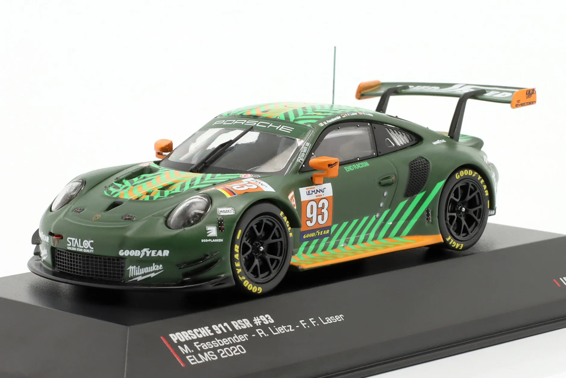 Porsche 911 RSR #93 ELMS 2020 Fassbender, Laser, Lietz 1:43 Ixo