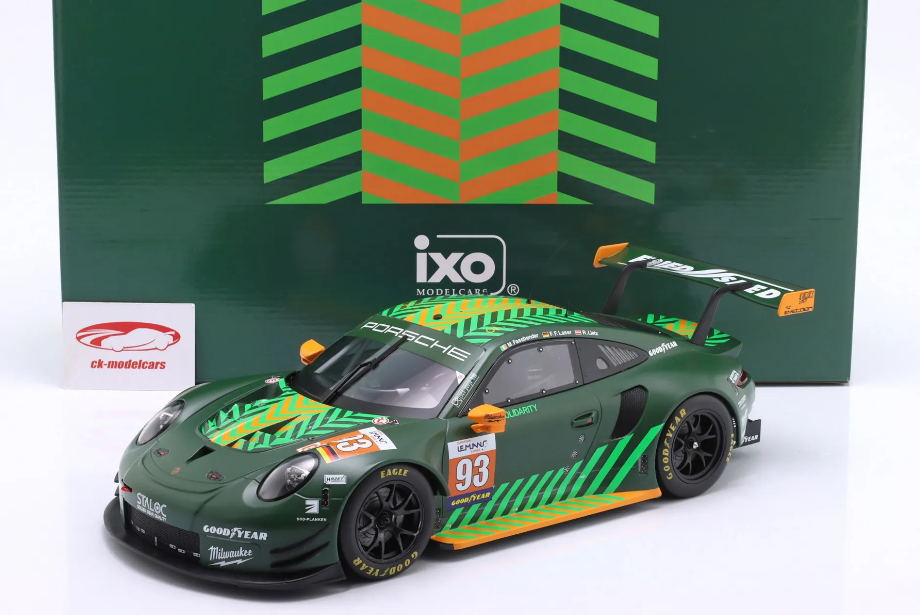 Porsche 911 RSR #93 ELMS 2020 Proton Competition 1:12 Ixo