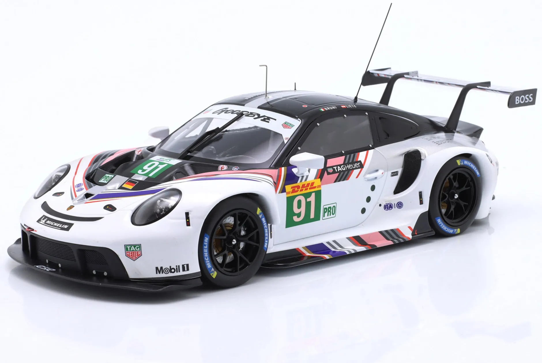 Porsche 911 RSR-19 Goodbye #91 Last Race WEC 2022 Bruni, Lietz 1:18 Ixo