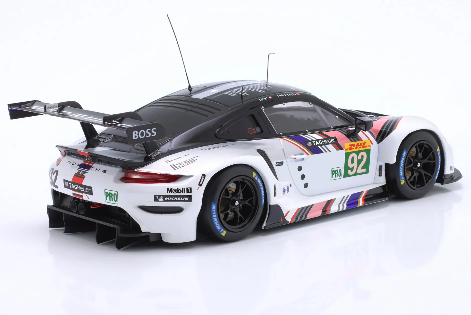 Porsche 911 RSR-19 Goodbye #92 Last Race WEC 2022 Estre, Christensen 1:18 Ixo