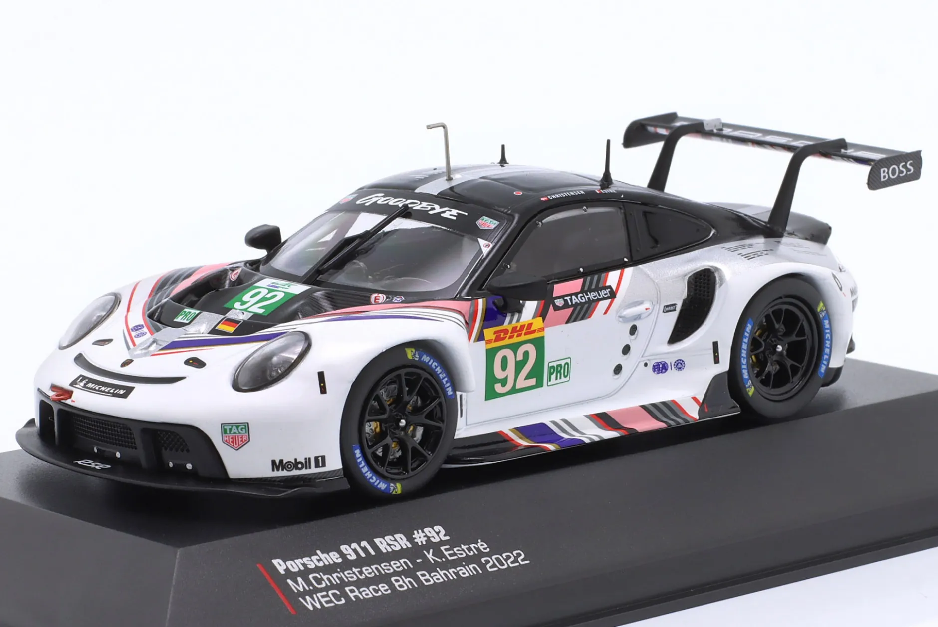 Porsche 911 RSR-19 Goodbye #92 Last Race WEC 2022 Estre, Christensen 1:43 Ixo