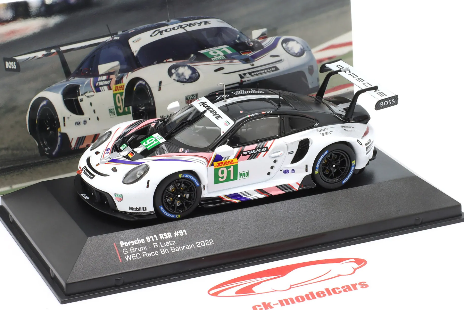 Porsche 911 RSR-19 Goodbye #91 Last Race WEC 2022 Bruni, Lietz 1:43 Ixo