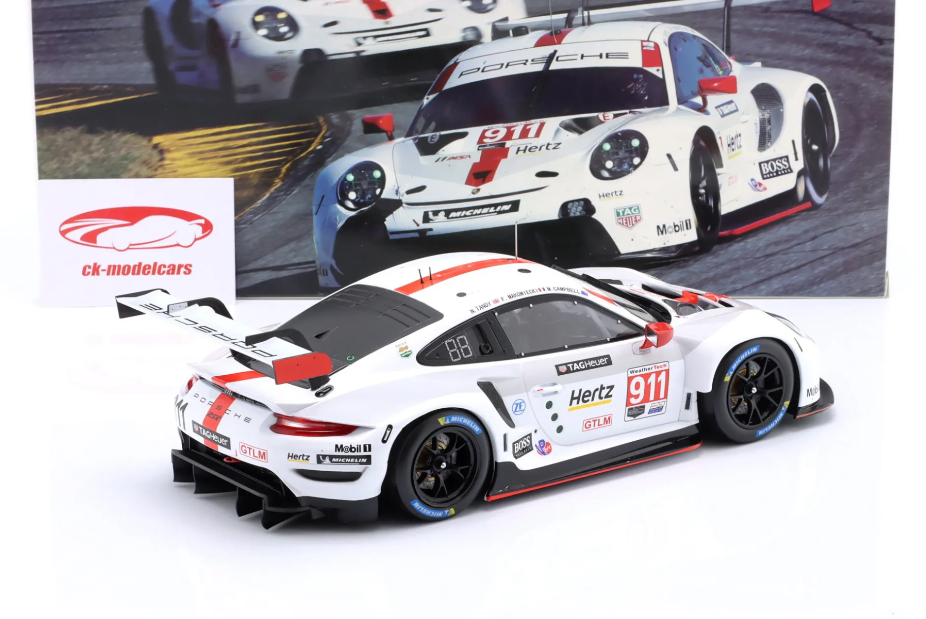 Porsche 911 RSR #911 24h Daytona 2020 Porsche GT Team 1:18 Ixo