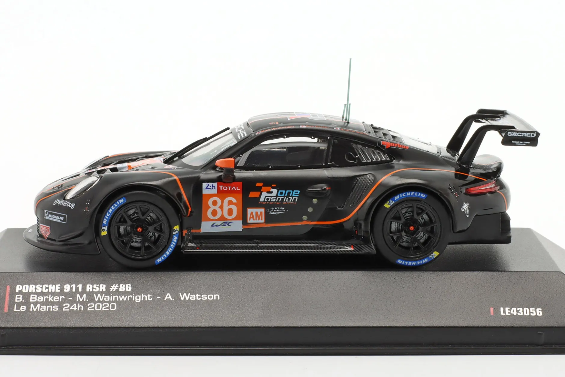 Porsche 911 RSR #86 24h LeMans 2020 Barker, Wainwright, Watson 1:43 Ixo