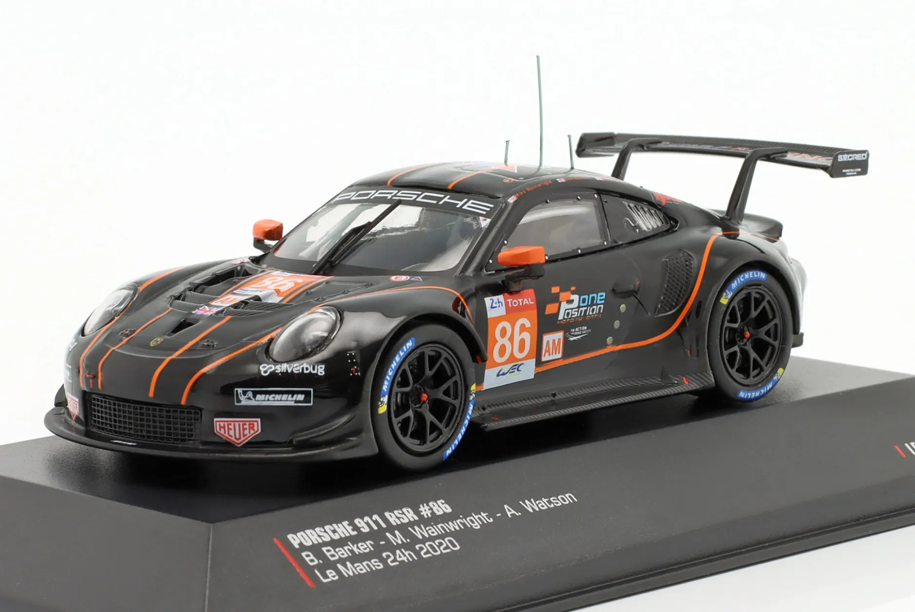 Porsche 911 RSR #86 24h LeMans 2020 Barker, Wainwright, Watson 1:43 Ixo