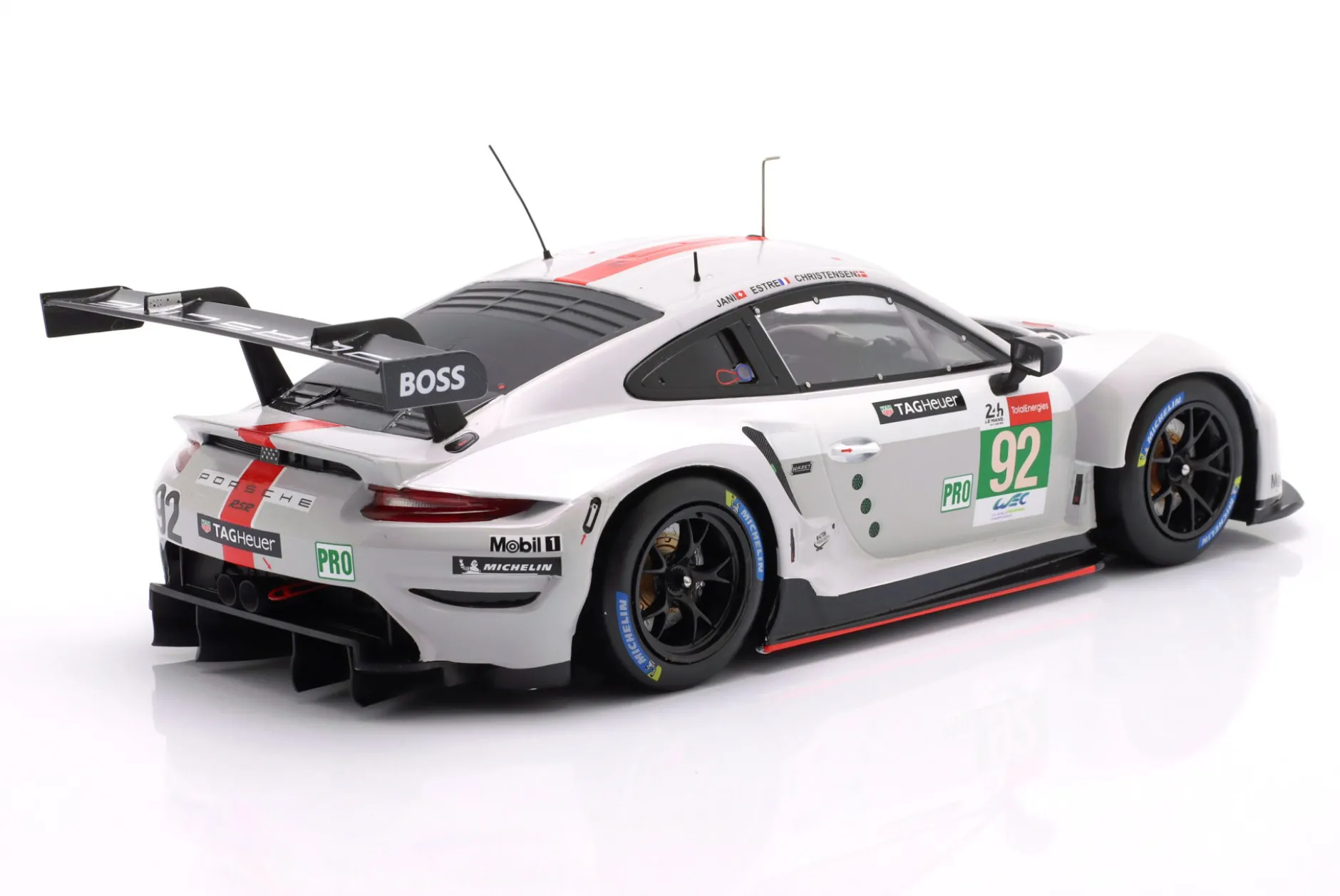 Porsche 911 RSR-19 #92 24h LeMans 2021 Christensen, Estre, Jani 1:18 Ixo