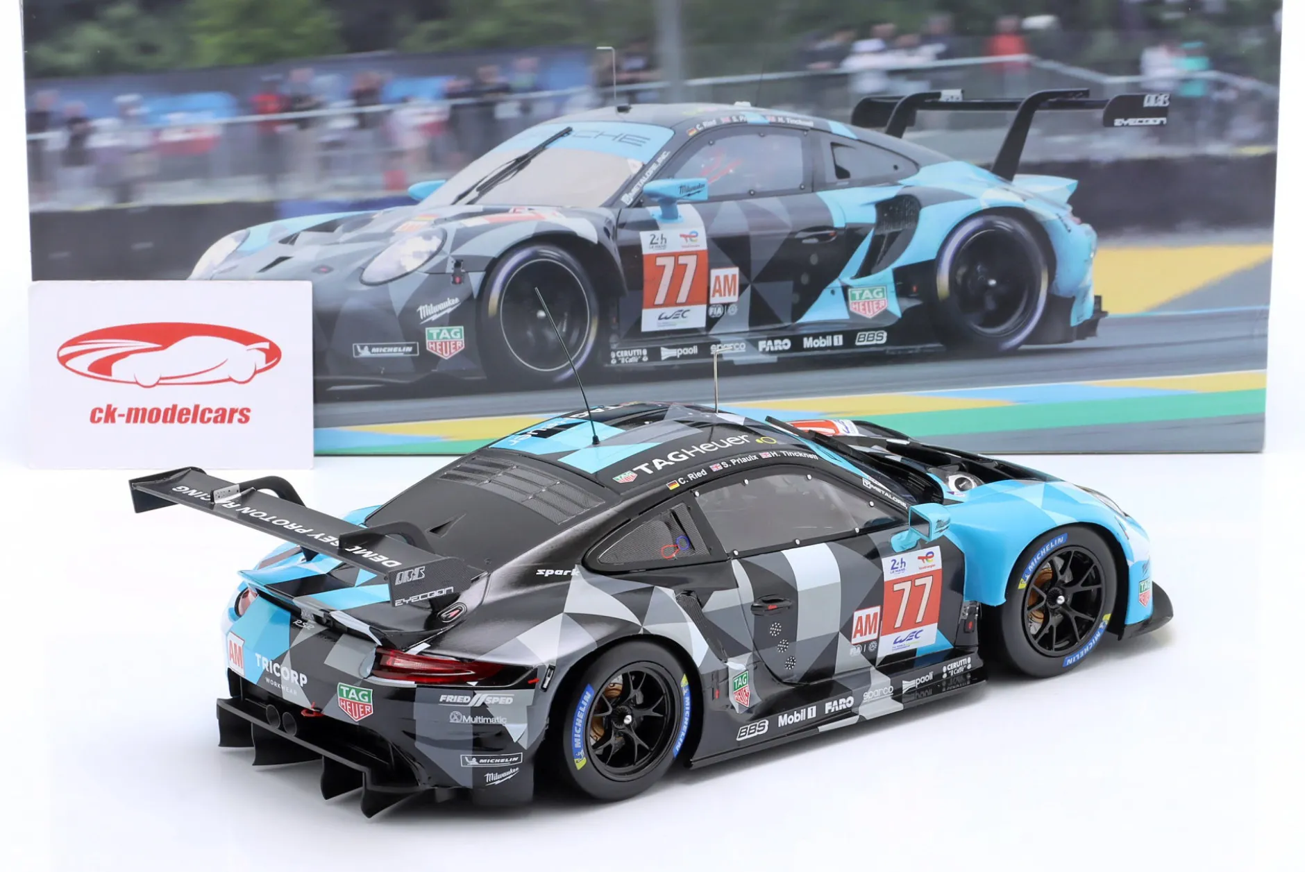 Porsche 911 RSR-19 #77 24h LeMans 2022 Dempsey-Proton Racing 1:18 Ixo