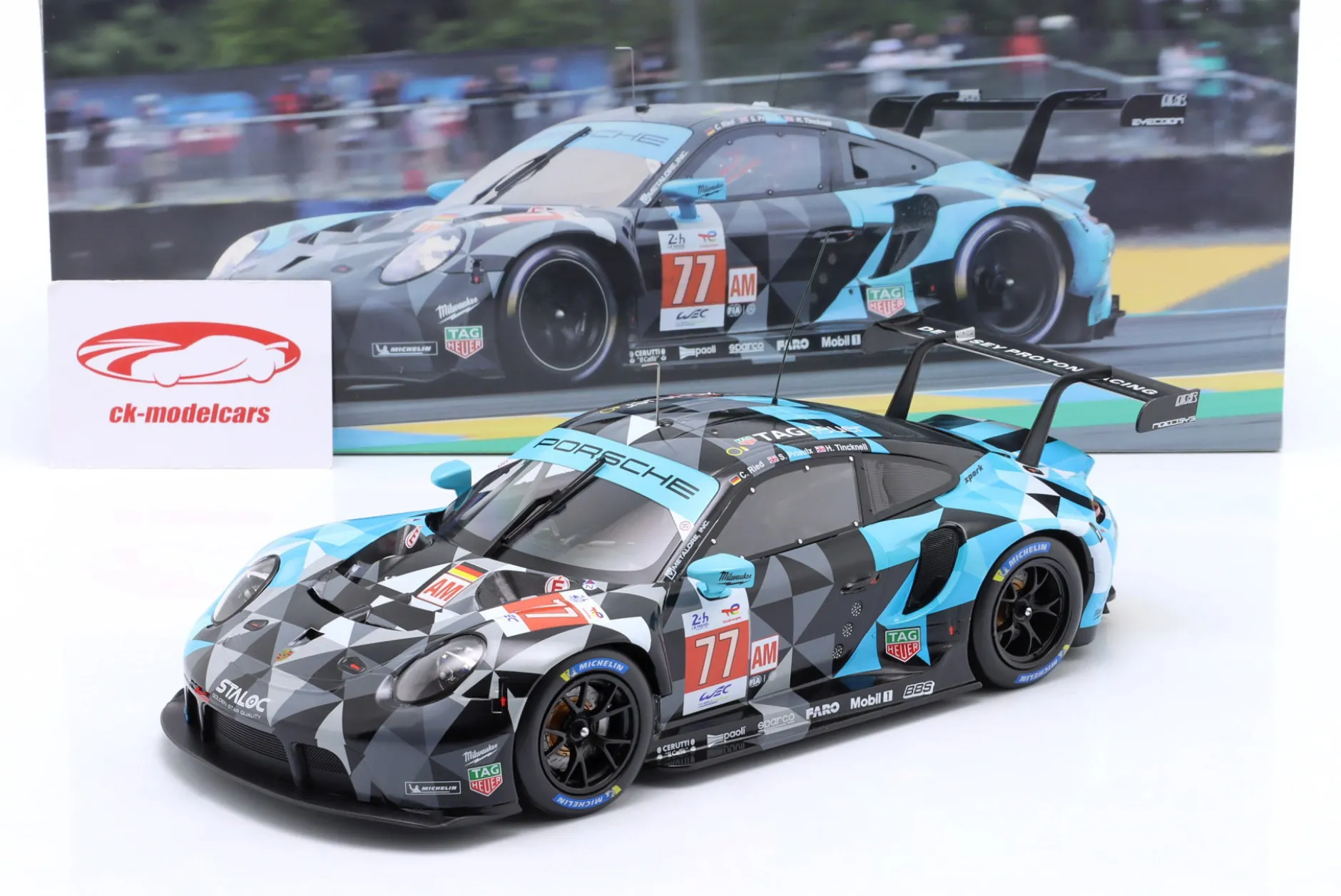 Porsche 911 RSR-19 #77 24h LeMans 2022 Dempsey-Proton Racing 1:18 Ixo