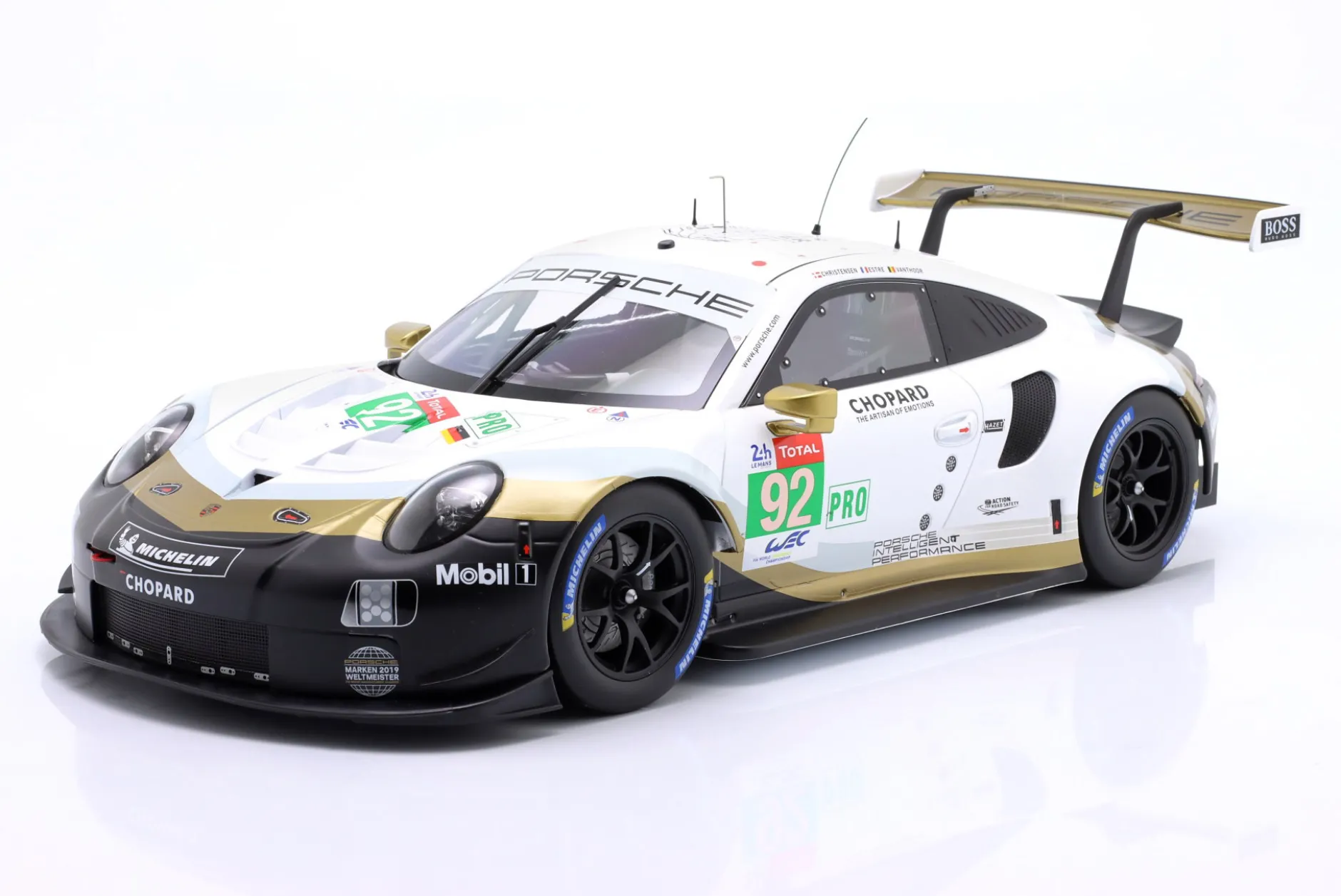 Porsche 911 (991) RSR #92 24h LeMans 2019 Porsche GT Team 1:12 Ixo