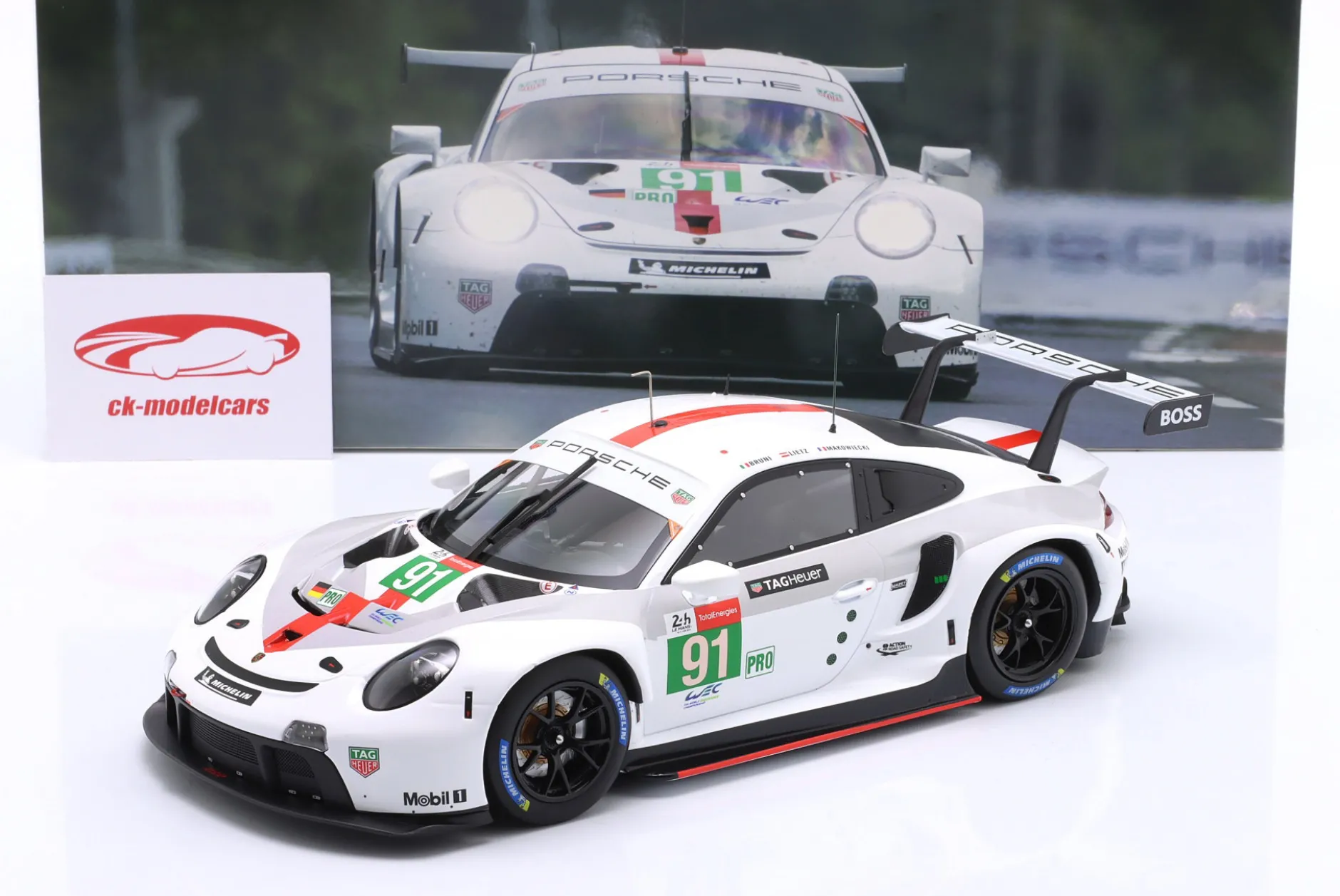 Porsche 911 RSR-19 #91 24h LeMans 2021 Porsche GT Team 1:18 Ixo