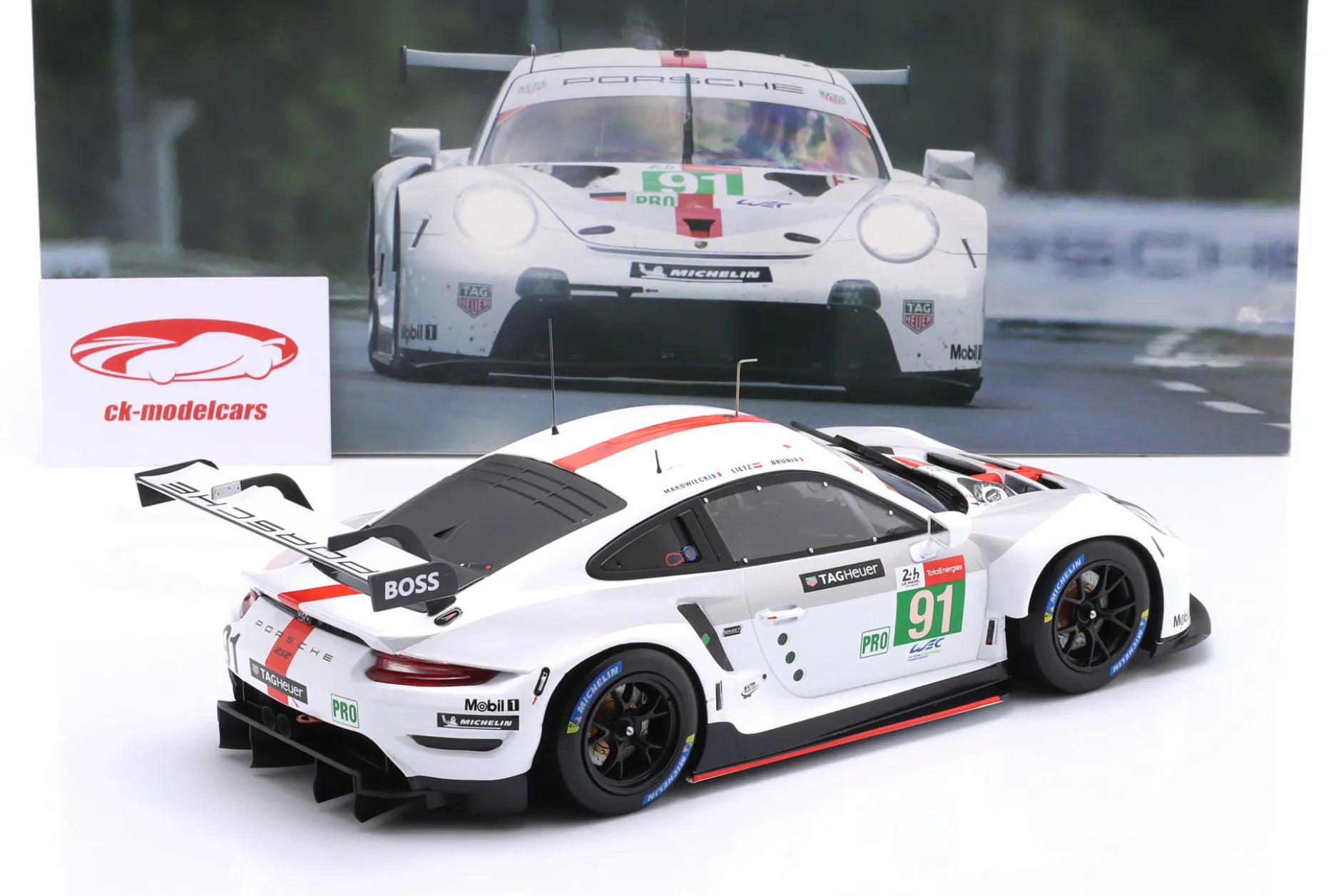 Porsche 911 RSR-19 #91 24h LeMans 2021 Porsche GT Team 1:18 Ixo