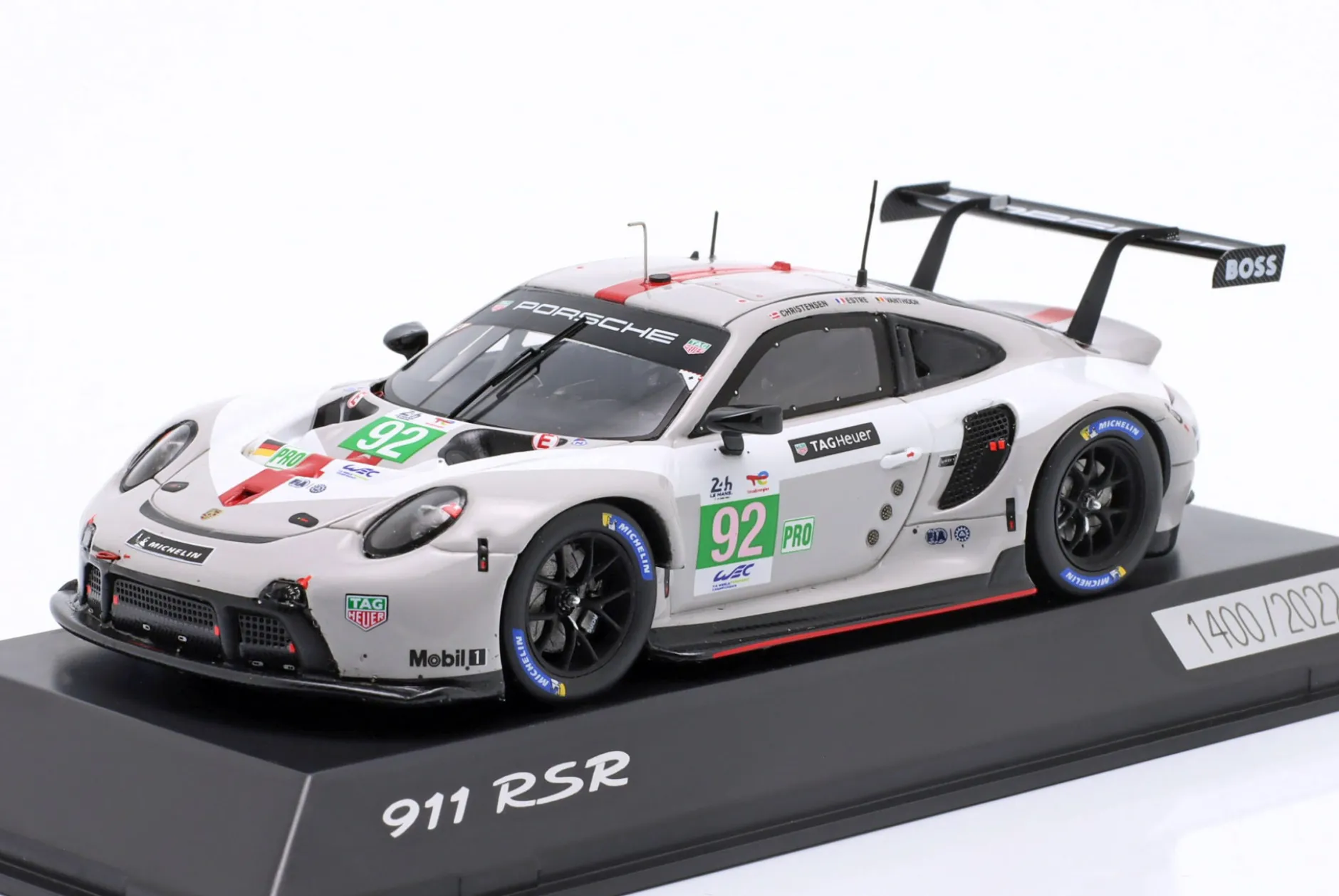 Porsche 911 RSR-19 #92 24h LeMans 2022 Porsche GT Team 1:43 Spark