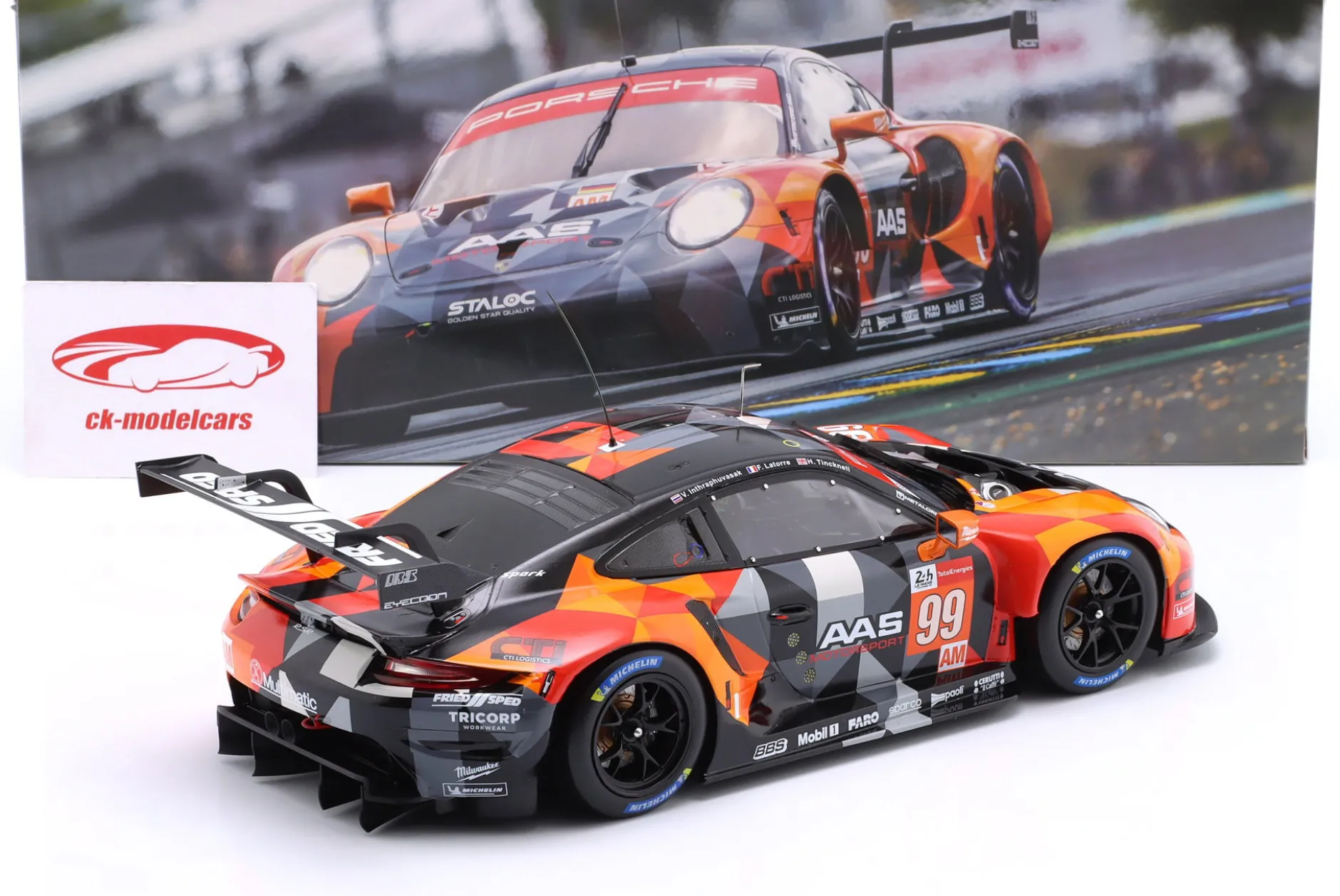Porsche 911 RSR-19 #99 24h LeMans 2021 Proton Competition 1:18 Ixo